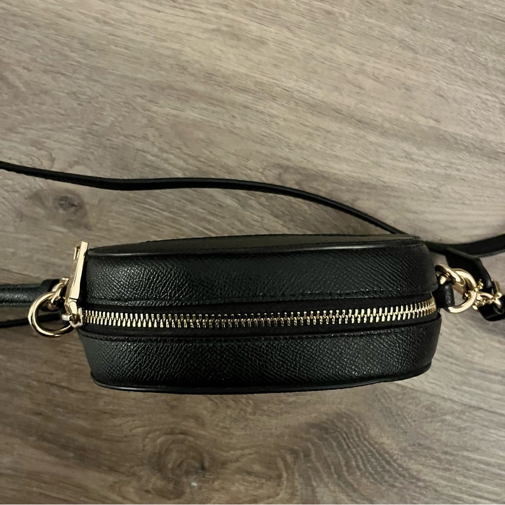 Coach Black Leather Crossbody Camera Bag - Picture 3 of 10